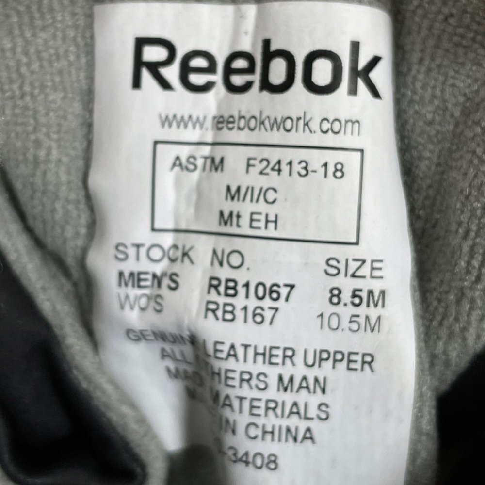 NEW Reebok Beamer Waterproof Athletic Composite Toe Work Boots RB1067 - Picture 7 of 8